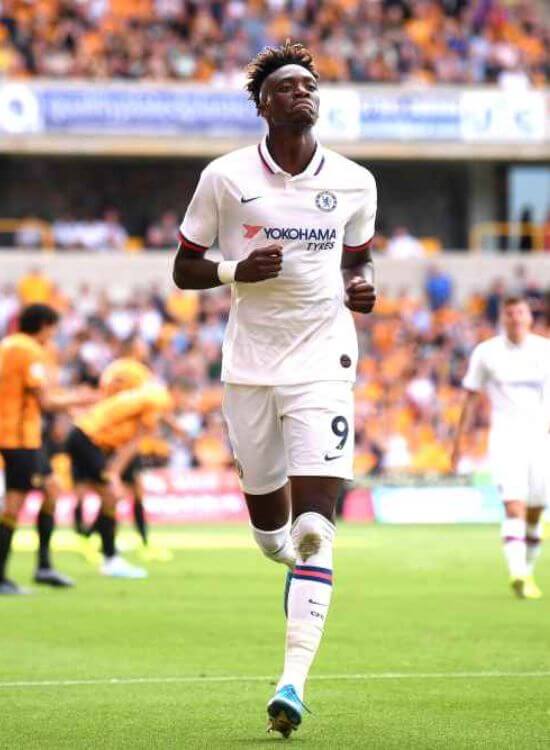 Abram with Chelsea Senior team